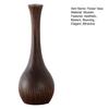 Mini Wooden Vase for Dried Flowers Natural Walnut Aromatherapy Diffuser Vintage Small Decorative Vase for Desk Shelf Home Decor