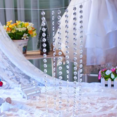 1 M DIY svatební dekorace Diamantový závěs Akrylový křišťálový korálkový závěs