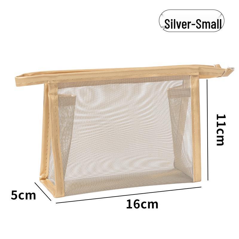 

Портативная многофункциональная сетчатая косметичка для хранения помады и косметики