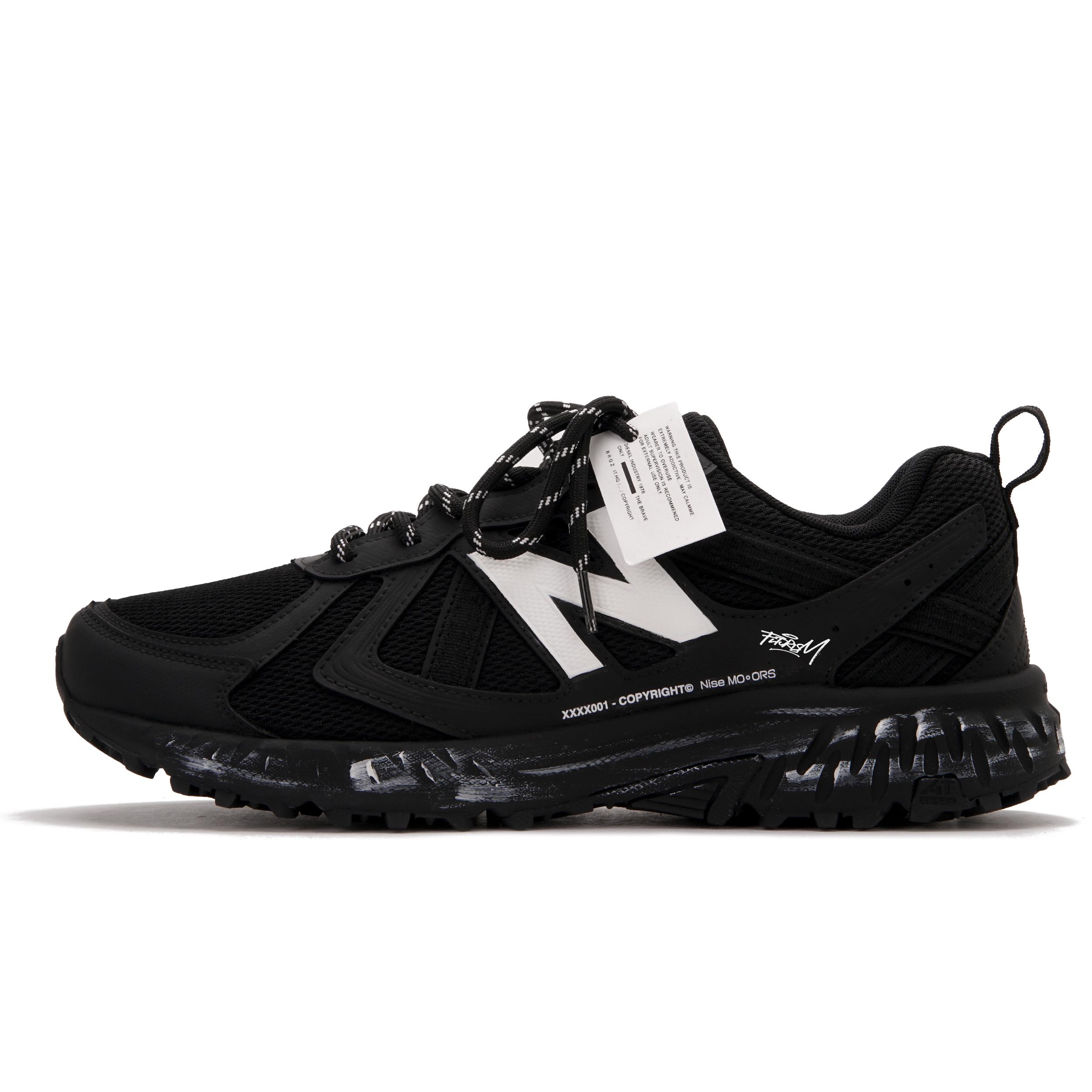 New Balance NB 410 V5 Low top Running Shoes Unisex Black White MT410CK5(Team645-2.0XX) 37