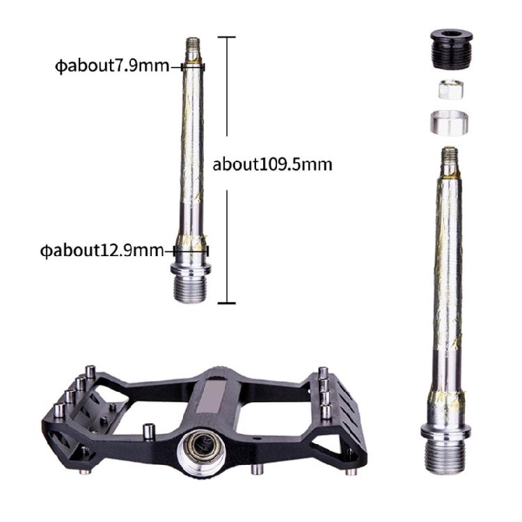 Aluminum Alloys Bike Pedals Efficient Cycling Pedals Multitype Bicycles Pedals for Mountain Biking