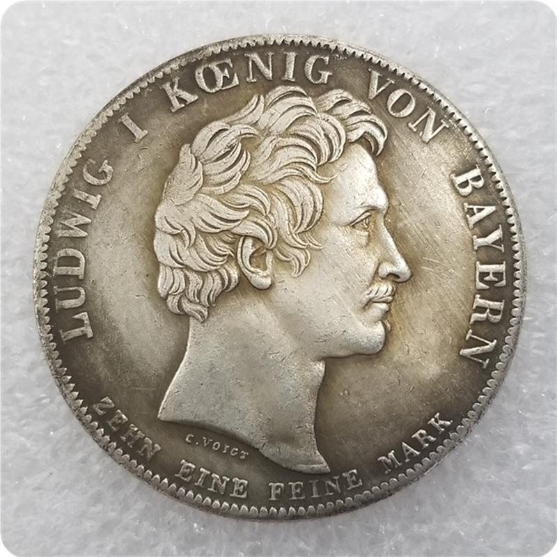 

Немецкие памятные коллекционные сувениры 1828 года, серебряные монеты разноцветный