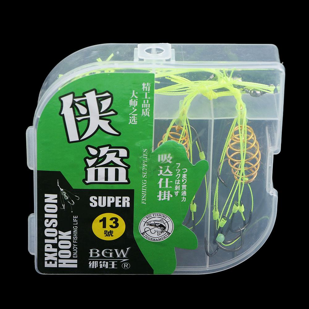 Steel Seawater fishing Lure Barbed Hook Explosion Fishing Hook Fishing Tool Accessorie Bomb Hook