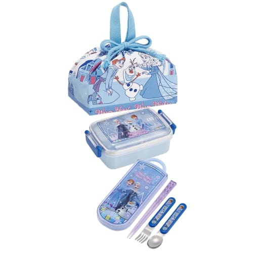Skater Children's Lunch Box Drawstring Bag Disney Frozen 23 Made In Japan KB7-A