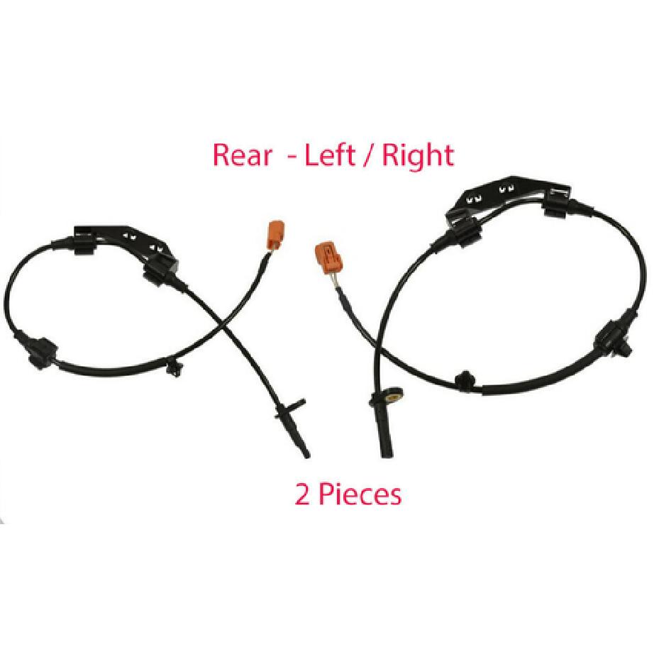 2 x ABS Wheel Speed Sensor & Connectors Rear L/R Fit:Honda Element 2003-2011