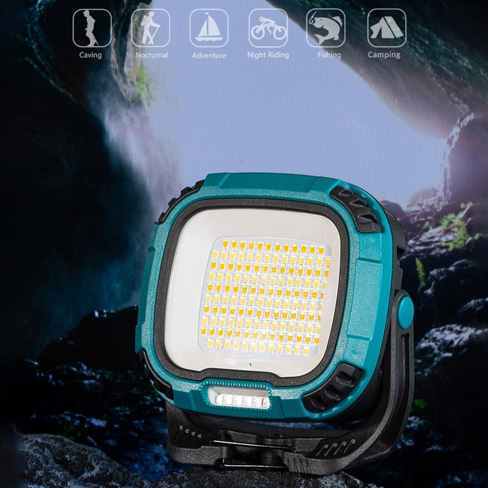 LED Camping Flashlight Portable Floodlight Type-C Rechargeable Cordless Emergency Light Camping Torch for Camping Hiking
