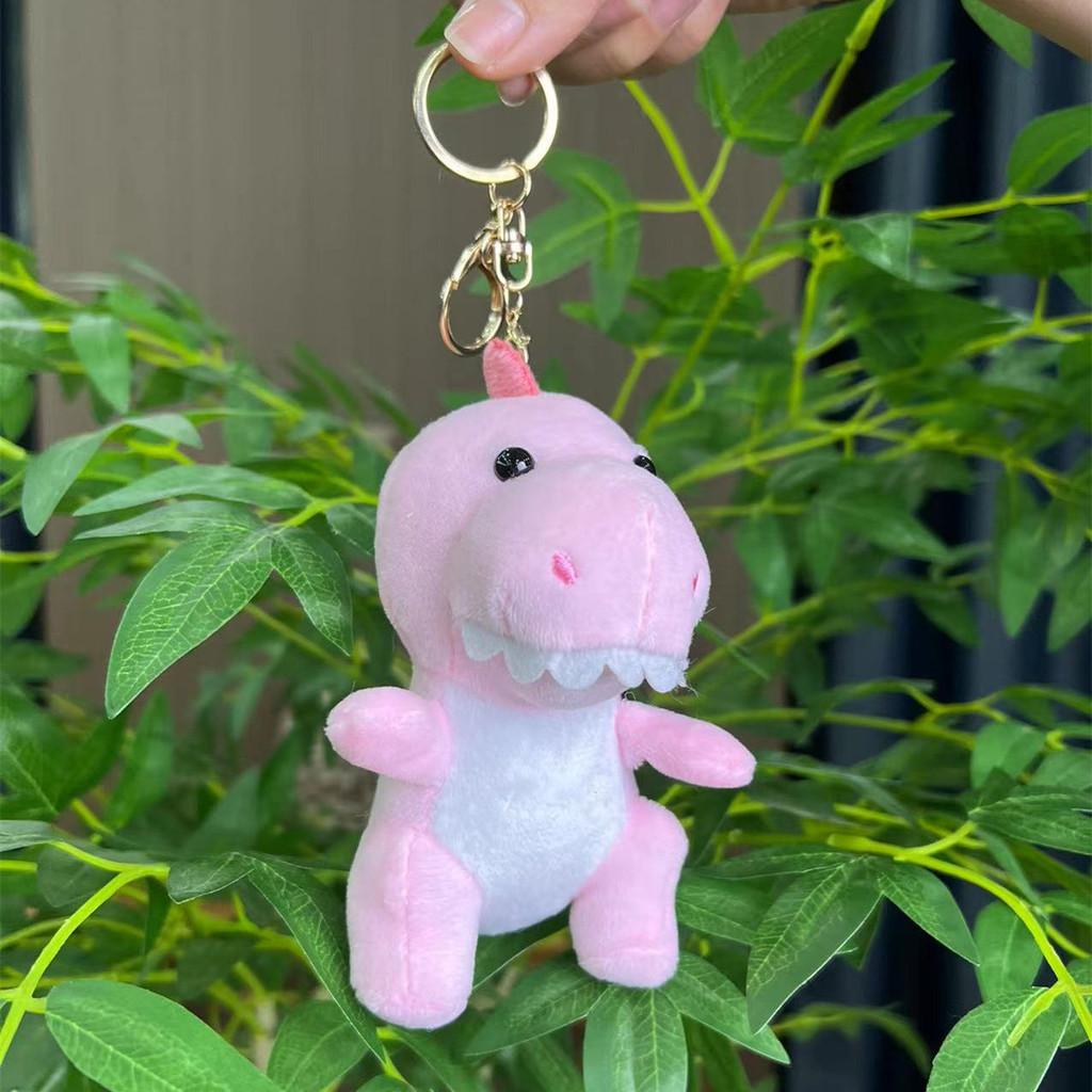 Fun Adorable And Dinosaur Plush Keychain Cute Cartoon Doll Perfect For Bags And Accessories