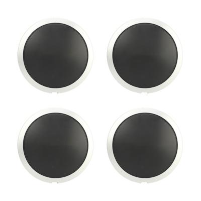 4 stuks Wielnaafkap 68078419AC Hoge Hardheid Centrale Naafkap met Chroom Sierlijst Vervanging voor FIAT 500 2007 tot 2019