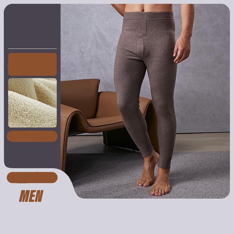 

Зимние утепленные брюки из длинной шерсти и овчины, меховые, мужские и женские, с высокой талией, с шерстяной подкладкой XS