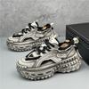 Mode Herren Weiß Grau Sneaker Sportlich Lässig Schnürschuhe Herrenschuhe Leichtgewichtige Vulkanisierte Schuhe Walking Zapatillas Hombre Männlich