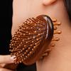 Anti Static Air Cushion Comb Double Sided Comb Brush Portable Massage Wood Comb  Curly Hair