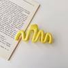 Hair Claw Clip Wavy Candy Color Non Slip Strong Hold Elegant Large Women Long Thick Thin Curly Hair Clamp Fashion Hair Accessories