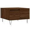 VidaXL Coffee Table Brown Oak 55x55x36.5 Cm Engineered Wood 830763