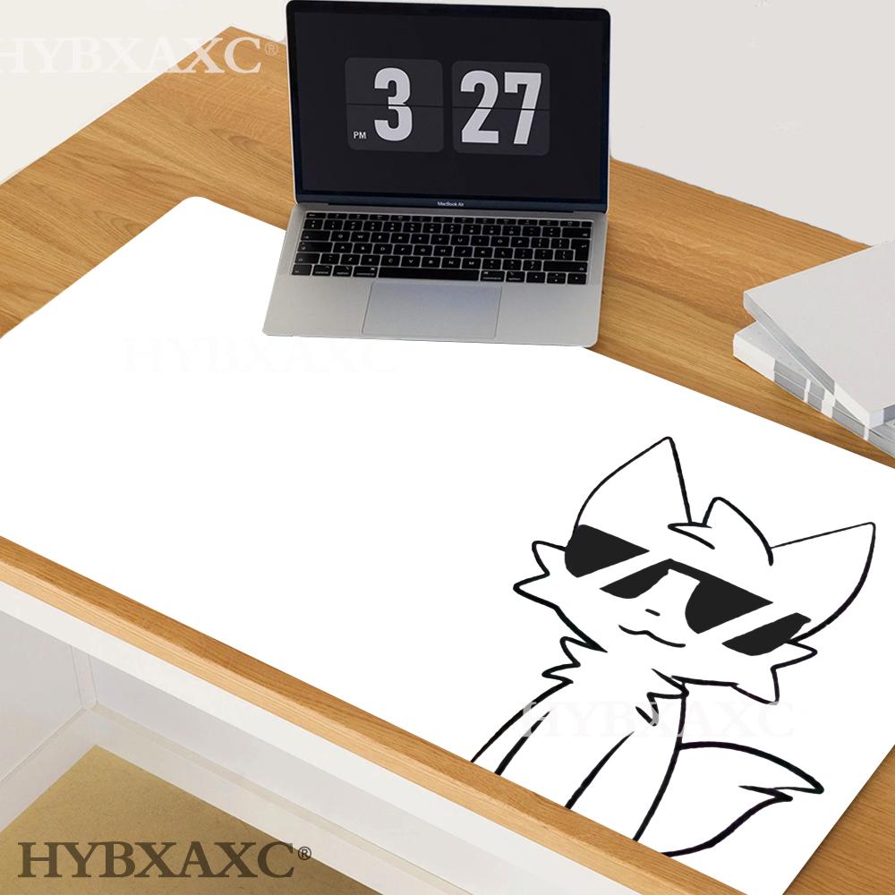 HYBXAXC Boykisser Silly Cat Cute Mouse Pad Nonslip Desk Mat PC Laptop Accessories Office Keyboard Large Gamers Decoracion