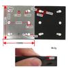 Backing Pad 100*110mm 6 Holes Replacement Square Polishing Disc For 158324-9 BO4556 14000OPM Finishing Sander Pad