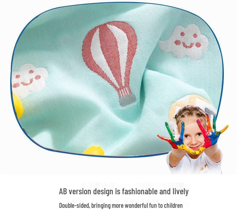 Class A 100% Cotton Six-Layer Gauze Blanket for Children - Lightweight Air Conditioning Quilt, Available In Single/Double Sizes for Summer