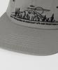 MILLO ARCHIVE Scenery Embroidered Flat Cap [Cement Grey]