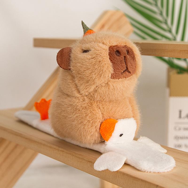 Capybara Plush Doll Keychain Keyring Zoo Gift