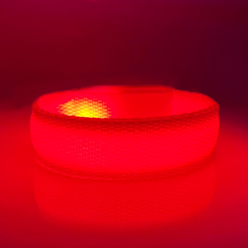 Luminous LED Sports Wristband: Glowing Bracelet for Night Running, Parties, Concerts