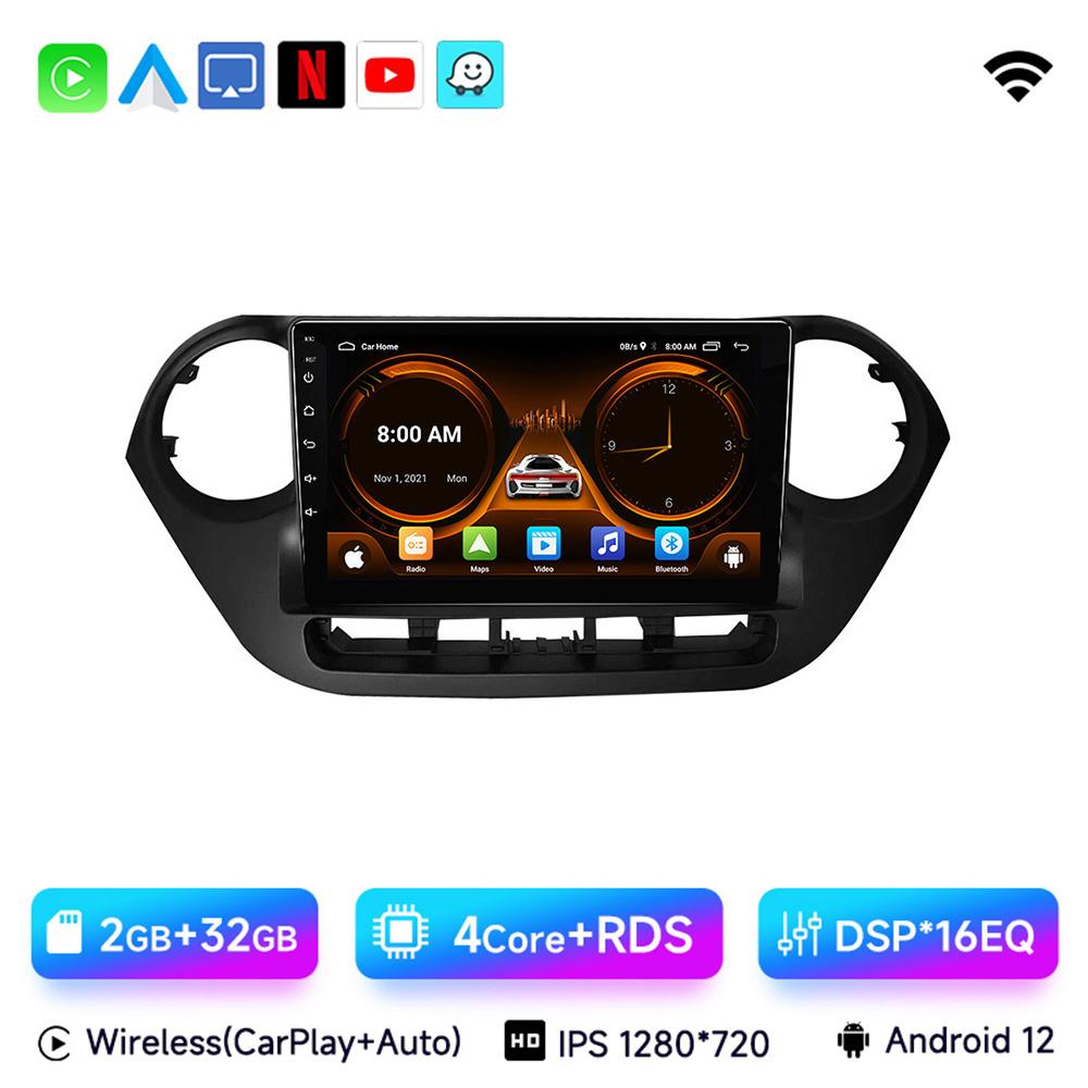 9" Car Radio For Hyundai Grand I10 I 10 2013 2014 2015 2016 2017 2018 Android 13 Carplay Auto Multimidia Video Player Head Unit