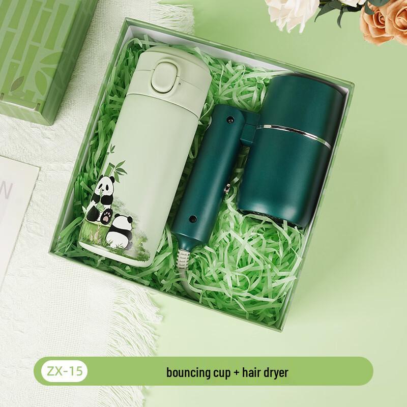 

AQ Trendy Gift Set: Insulated Mug & Hair Dryer
