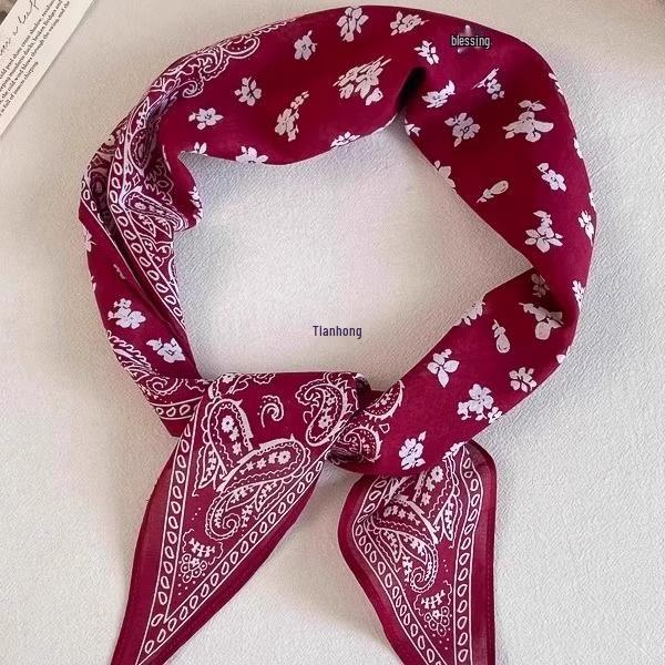 2025 Retro Paisley Seidenschal Stola - Sommerlicher Pastoralstil Damenaccessoire