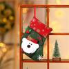 Retro Christmas Socks Gift Bag Christmas Candy Bag Stereo Gift Socks