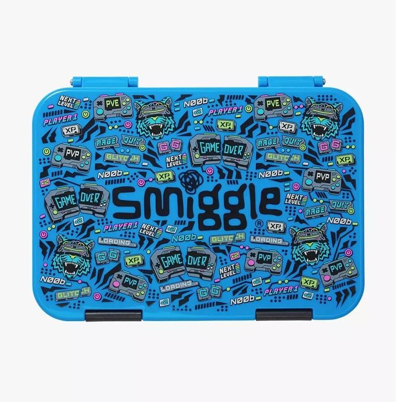 Smiggle Backpack Large Size for Grades 1-6 Students Anti-Scoliosis Comfort School Bag Outdoor Leisure Multi-Function Kids Bookbag