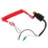 Marine Outboard Engine Stop Switch Waterproof Light ABS Engine Emergency Flameout Switch for T4 6E0‑82575‑00
