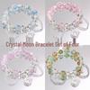 High-End Nine-Piece Women's Bracelet Set with Chinese Style Butterfly Design