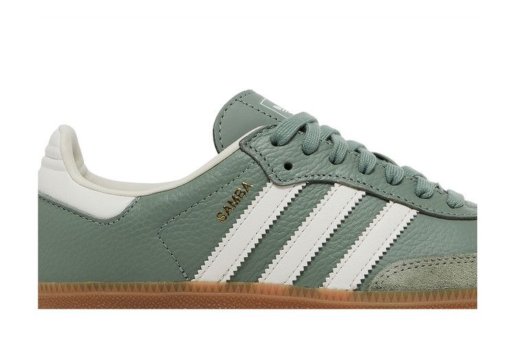 Women's Sneakers Adidas Samba OG Silver Green (Women's) Silver Green/Chalk White/Gum
