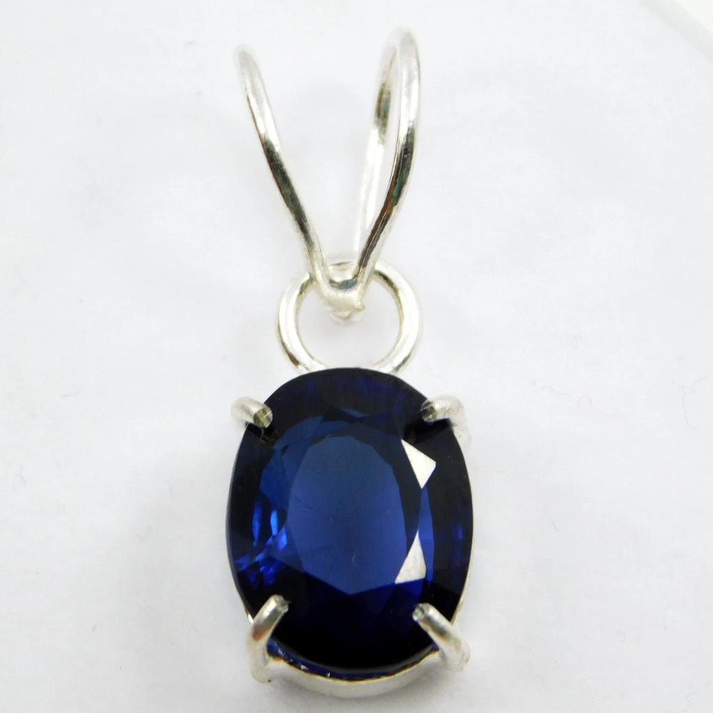 Certified 15.30 Ct Natural Ceylon Blue Sapphire Luxury Pendant Gemstone?