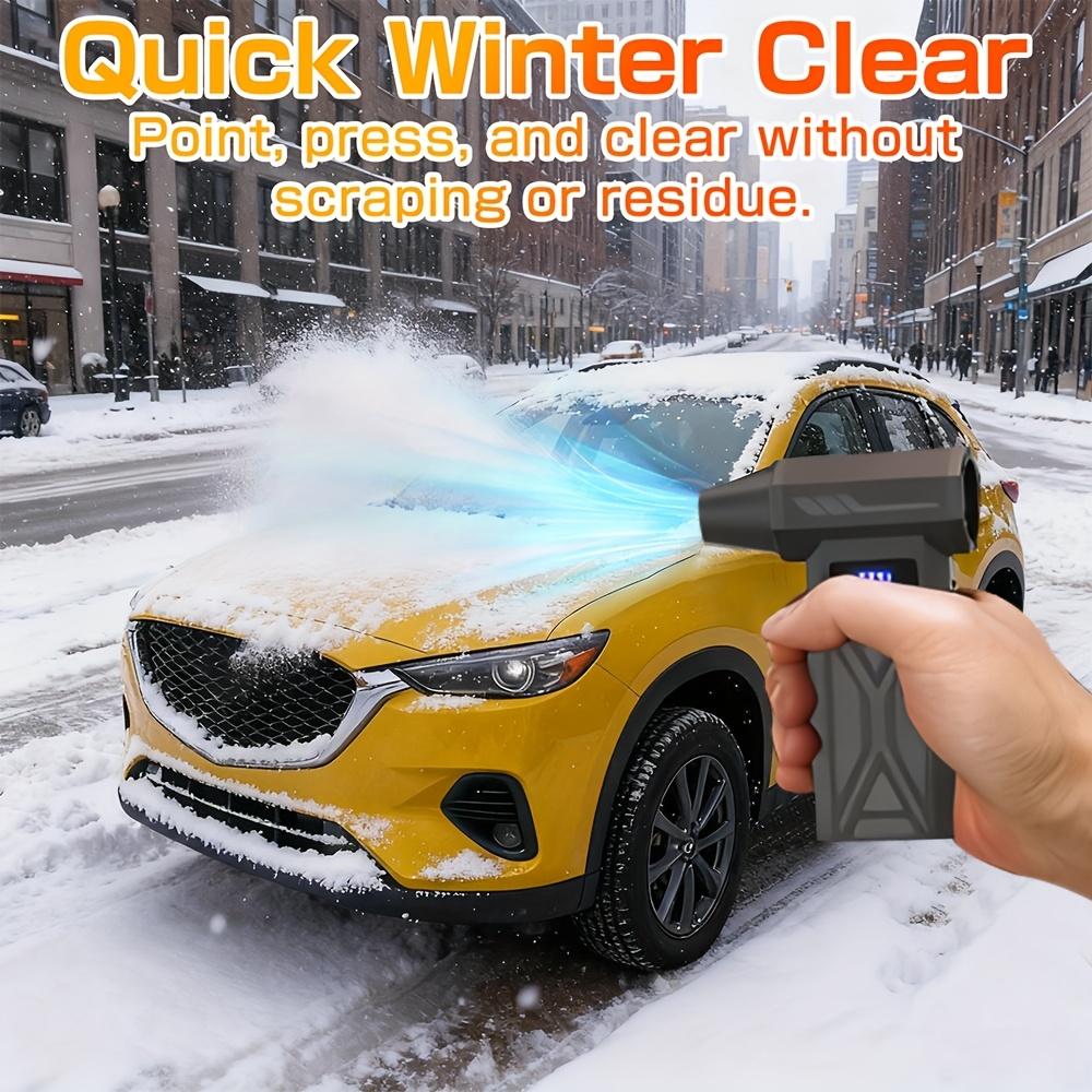 130000RPM Violent Turbo Fan, Intelligent Display Screen with 4-speed Adjustable, Includes 5 Nozzles, High-capacity Battery