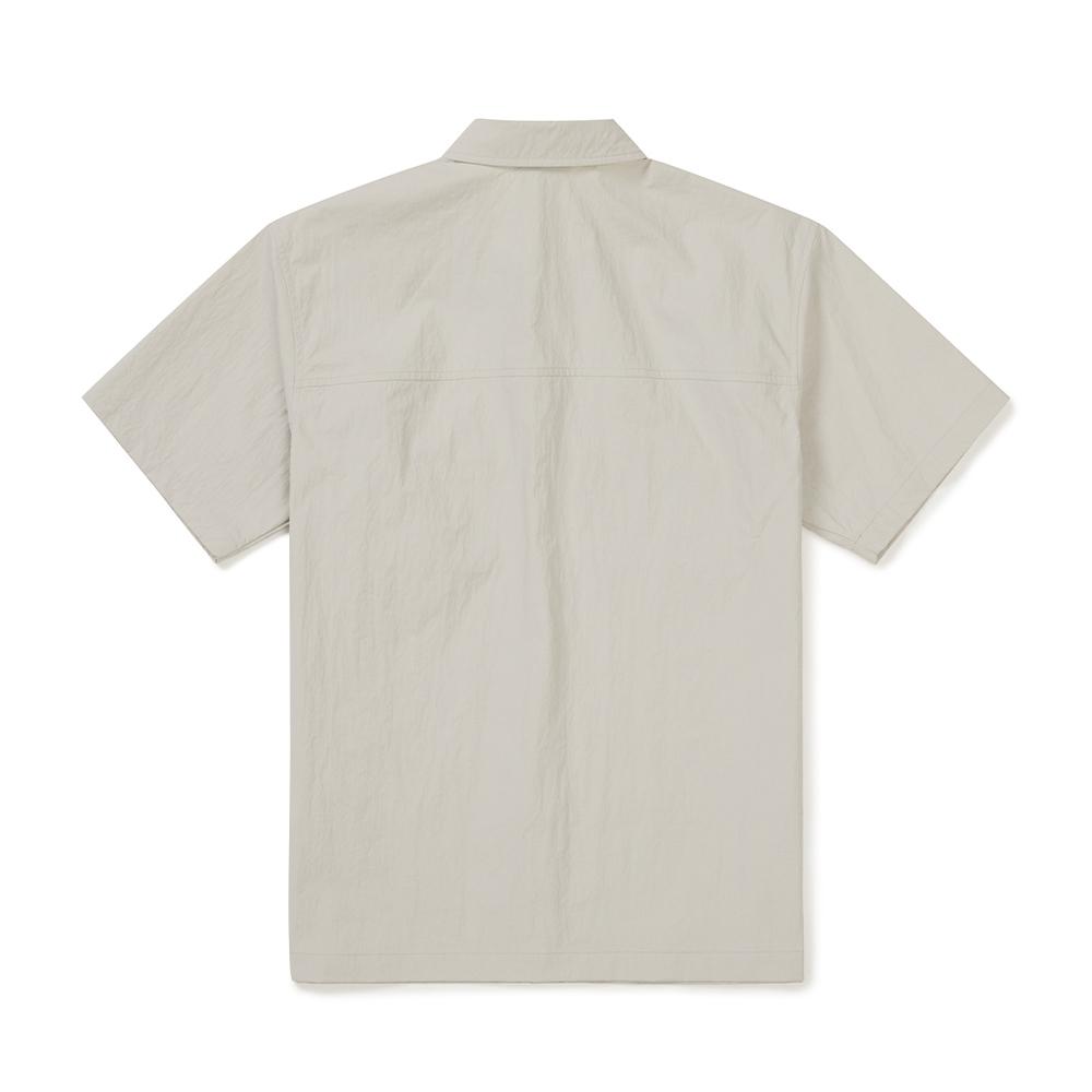 [Snowpeak] Taslan Two-Pocket Short Sleeve Shirt Sand Beige (S25MMLSH50)