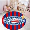 1PC round rug Esporte Clube  Printed Round Area Rug ,Rug For Home Office, Round Chair Rug, Decorative Carpet Fan gifts Christmas gift