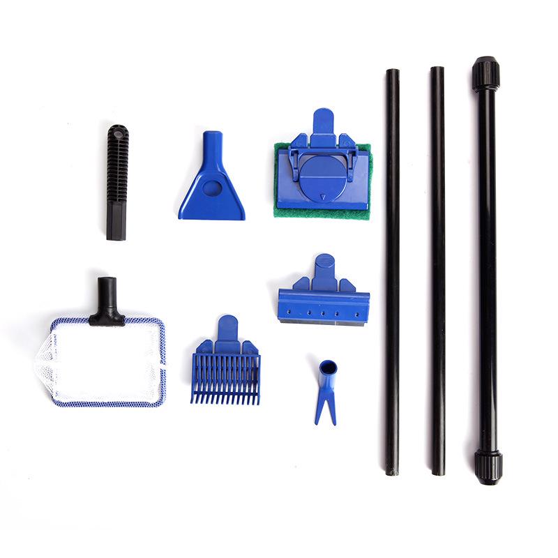 LONDA Aquarium Cleaning Set: Algae Remover, Scraper, and Fish Net Supplies