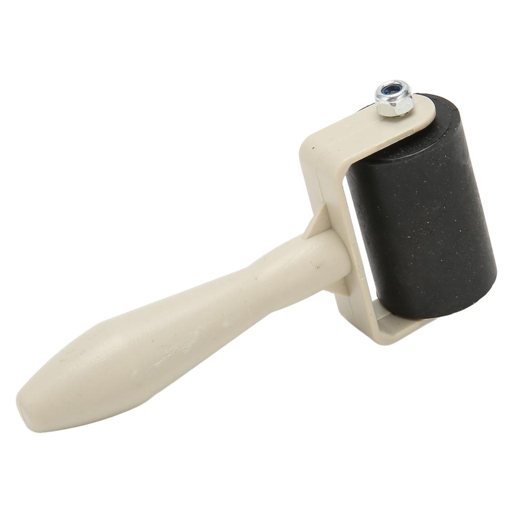 4pcs Rubber Brayer Roller Flexible Uniform Printing Craft Hand Roller with Skid Resistance Handle for Painting Stamping