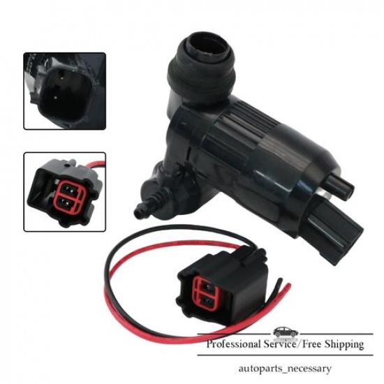 NEW Windshield Washer Pump with Connector For Ford 2011-19 Fiesta 2009-19 FLEX