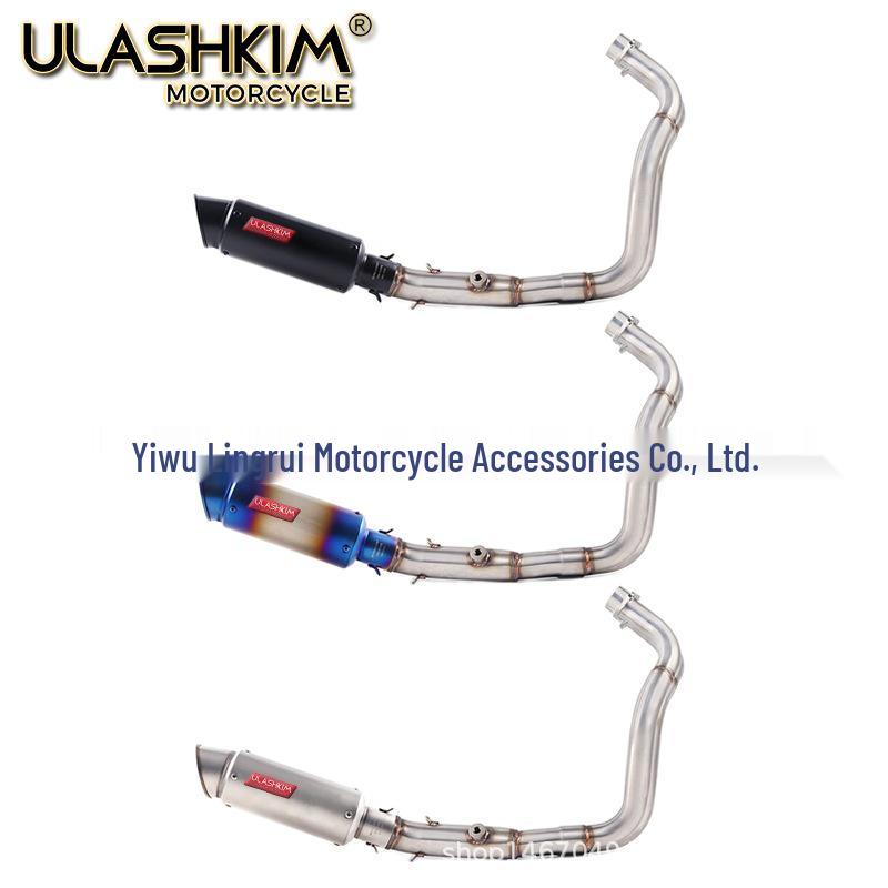 Stainless Steel Exhaust Pipe for MT07 FZ07 XSR700 Motorcycles (2014-2023)