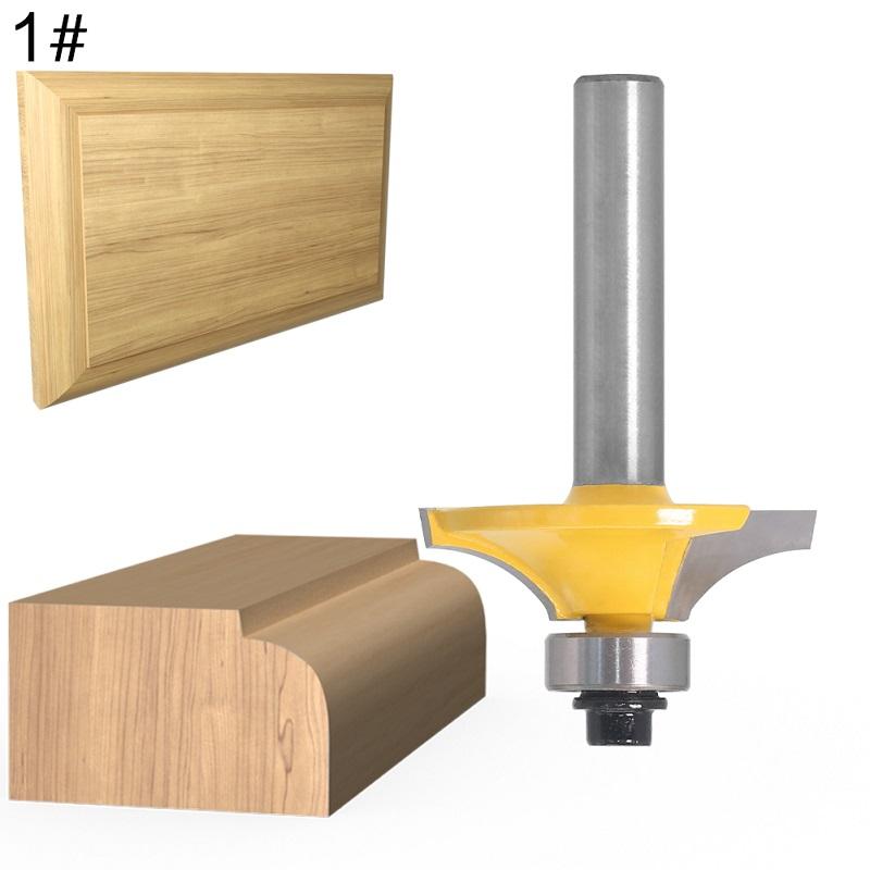 1/4PC 8mm Shank Drawer Front & Cabinet Door Front Router Bit Set Woodworking Cutter Wood Working Bits