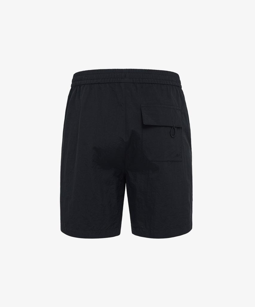 Baellob Men'S Packable Travel And Swim Shorts Black