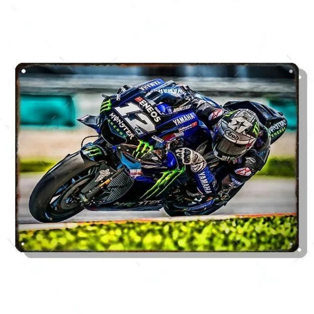 Decor Auto Vintage Metal Signs Tin Sign Motorcycle Racing Funny Poster Decor for Garage Bar Pub Club Man Cave Wall Decoration