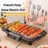 Electric BBQ Grill Table Top Barbecue Griddle Camping Outdoor Indoor