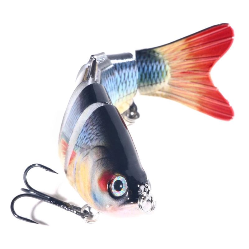 Mehrgelenkige Crankbaits 6 Segmente Hartköder Forellenköder Swimbait Minnow Angelköder Wobbler Angelausrüstung