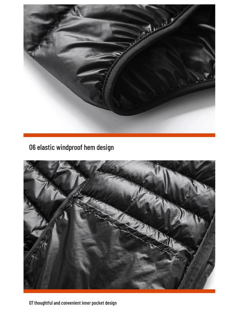 Herren Koreanischer Stil Leichte Kapuzen-Baumwolljacke - Jugend Kurz Übergröße Oberbekleidung