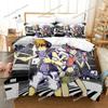Anime The World Ends with You Neku Sakuraba Bedding Set Duvet Cover Bed Set Quilt Cover Pillowcase Comforter King Queen Size