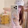 Korean Style Transparent Flower Bowknot Phone Case for iPhone 17/16 Pro Max/15/14 - High-End Feel