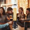3L Beer Dispenser Beer Tower with Spigot & Ice Tube Beverage Dispenser LED Light Tabletop Liquor Dispenser for Bar Party