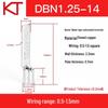 KT Keshitong Bare Copper Cold Crimp Terminal Lug DBN1.25-10-11-1418 Purple