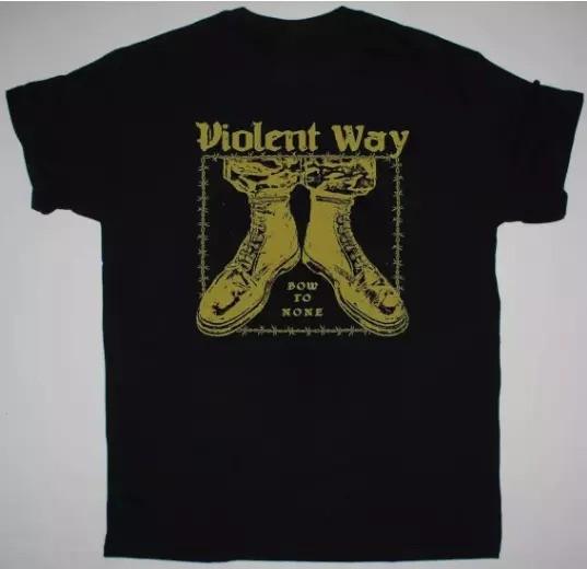 Violent Way Gift For Family Black T-Shirt Cotton All Size FM34 Unisex T-Shirt